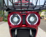 YUNRON High Quality Electric Scooter for Delivery Lithium Battery 72V Max Speed 75kmh Motorcycle Large Basket Cargo Rack Sale