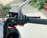 YUNRON High Quality Electric Scooter for Delivery Lithium Battery 72V Max Speed 75kmh Motorcycle Large Basket Cargo Rack Sale