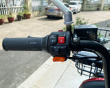 YUNRON High Quality Electric Scooter for Delivery Lithium Battery 72V Max Speed 75kmh Motorcycle Large Basket Cargo Rack Sale