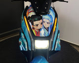 E4 OEM Factory Sales 2000W Motor Electric Scooter 72V 32Ah Lead Acid/Lithium Battery Hydraulic Brake Speed 85km/h Range Moped