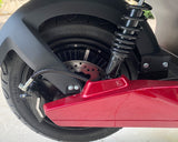 YUNRON High Quality Electric Scooter for Delivery Lithium Battery 72V Max Speed 75kmh Motorcycle Large Basket Cargo Rack Sale