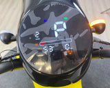 Vehicles & Transportation Motorcycles & Scooters Electric Motorcycles High Speed Dark 800W Motor Electric Motorcycles 60V 20Ah Lead Acid Lithium Battery Disc Brake Max Speed 45km/h for Adult Scooter