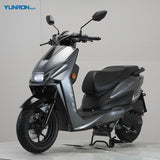EEC COC Certificate EVA 125CC with J25 Engine EFI System Front CBS Disc Brake Max Speed 85kmh in Black Color Adults Moped