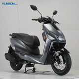 EEC COC Certificate EVA 125CC with J25 Engine EFI System Front CBS Disc Brake Max Speed 85kmh in Black Color Adults Moped
