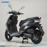 EEC COC Certificate EVA 125CC with J25 Engine EFI System Front CBS Disc Brake Max Speed 85kmh in Black Color Adults Moped