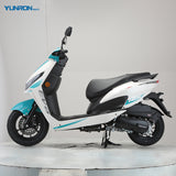 High Speed EVA 125CC J25 Engine EFI System Front Disc Brake Blue Gasoline Motorcycles Max Speed 85KM/H with EEC Coc Certified