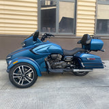 Reverse Trike, 550CC, 2-Cyliner water-cooling engine, CVT style, ABS disc brake, EFI system, Max.speed 130km/h