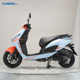 EVA 125CC EEC COC New Style EFI System Disc Brake Gasoline Scooter Max 85KM/H High Speed Motorcycle Orange Color