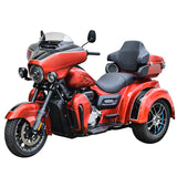 Touring Trike 550CC, V-twins water-cooling engine, ABS disc brake, EFI system, Max.speed 130km/h