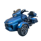 Reverse Trike, 550CC, 2-Cyliner water-cooling engine, CVT style, ABS disc brake, EFI system, Max.speed 130km/h