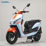 EVA 125CC EEC COC New Style EFI System Disc Brake Gasoline Scooter Max 85KM/H High Speed Motorcycle Orange Color