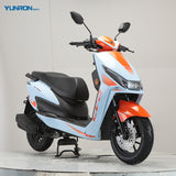 EVA 125CC EEC COC New Style EFI System Disc Brake Gasoline Scooter Max 85KM/H High Speed Motorcycle Orange Color