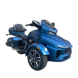 Reverse Trike, 550CC, 2-Cyliner water-cooling engine, CVT style, ABS disc brake, EFI system, Max.speed 130km/h