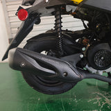 Flash 50CC, air-cooling GY6 engine, front and rear drum brake system, Carburetor system