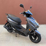 Flash 50CC, air-cooling GY6 engine, front and rear drum brake system, Carburetor system