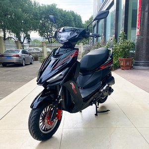 FS 50CC, air-cooling GY6 engine, front and rear drum brake system, Carburetor system