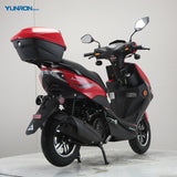 Flash Red 50QT 50CC EFI Gasoline Scooter 45KM/H Petrol Motorcycle Mopeds Made in Chinese Factories