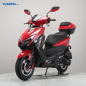 Flash Red 50QT 50CC EFI Gasoline Scooter 45KM/H Petrol Motorcycle Mopeds Made in Chinese Factories