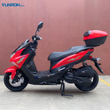 EPA DOT Support Model YB150T-7 150CC/200CC air Cooled Engien Max Speed 85km/h Front Rear Disc Brake Gas Moped with the Trunk