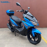 YB150T-7 150CC/200CC EPA DOT Support Model Air Cooled Engine Max Speed 85km/h Front Rear Disc Brake Gas Moped Trunk