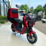 YUNRON High Quality Electric Scooter for Delivery Lithium Battery 72V Max Speed 75kmh Motorcycle Large Basket Cargo Rack Sale