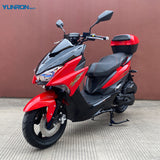 EPA DOT Support Model YB150T-7 150CC/200CC air Cooled Engien Max Speed 85km/h Front Rear Disc Brake Gas Moped with the Trunk