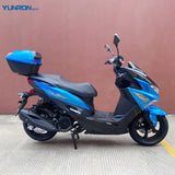 YB150T-7 150CC/200CC EPA DOT Support Model Air Cooled Engine Max Speed 85km/h Front Rear Disc Brake Gas Moped Trunk