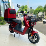 YUNRON High Quality Electric Scooter for Delivery Lithium Battery 72V Max Speed 75kmh Motorcycle Large Basket Cargo Rack Sale