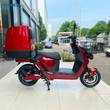 YUNRON High Quality Electric Scooter for Delivery Lithium Battery 72V Max Speed 75kmh Motorcycle Large Basket Cargo Rack Sale