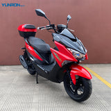 EPA DOT Support Model YB150T-7 150CC/200CC air Cooled Engien Max Speed 85km/h Front Rear Disc Brake Gas Moped with the Trunk