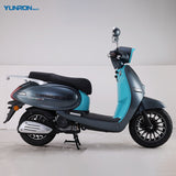 EEC COC Support Model RETRO-M 50CC Engine EFI System Front Disc Brake Max Speed 45km/h Powerful Gasoline Motorcycle From China