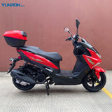 EPA DOT Support Model YB150T-7 150CC/200CC air Cooled Engien Max Speed 85km/h Front Rear Disc Brake Gas Moped with the Trunk