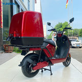 YUNRON High Quality Electric Scooter for Delivery Lithium Battery 72V Max Speed 75kmh Motorcycle Large Basket Cargo Rack Sale