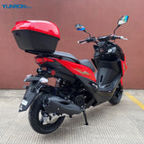 EPA DOT Support Model YB150T-7 150CC/200CC air Cooled Engien Max Speed 85km/h Front Rear Disc Brake Gas Moped with the Trunk
