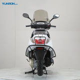 EEC COC Certified HAPPY 125cc 1-Cylinder 4-Stroke Air-cooled Brushless EFI Engine Disc/Drum(CBS) Brake Gas Moped for Adults