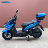 YB150T-7 150CC/200CC EPA DOT Support Model Air Cooled Engine Max Speed 85km/h Front Rear Disc Brake Gas Moped Trunk