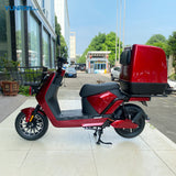 YUNRON High Quality Electric Scooter for Delivery Lithium Battery 72V Max Speed 75kmh Motorcycle Large Basket Cargo Rack Sale