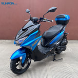 YB150T-7 150CC/200CC EPA DOT Support Model Air Cooled Engine Max Speed 85km/h Front Rear Disc Brake Gas Moped Trunk