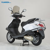 EEC COC Certified HAPPY 125cc 1-Cylinder 4-Stroke Air-cooled Brushless EFI Engine Disc/Drum(CBS) Brake Gas Moped for Adults
