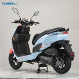 EVA 125CC EEC COC New Style EFI System Disc Brake Gasoline Scooter Max 85KM/H High Speed Motorcycle Orange Color