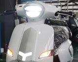 U8 125CC, EURO5+, air-cooling K44 Engine, front and rear disc brake system, EFI system