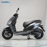 EEC COC Certificate EVA 125CC with J25 Engine EFI System Front CBS Disc Brake Max Speed 85kmh in Black Color Adults Moped